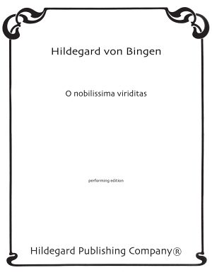 O nobilissima viriditas - Hildegard von Bingen