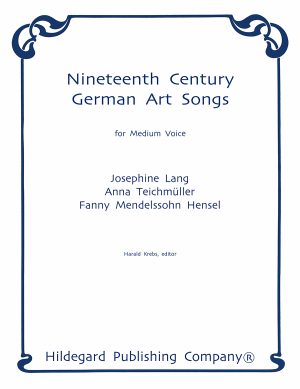 Nineteenth Century German Art Songs