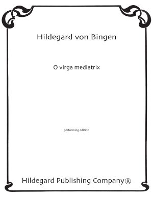 O virga Mediatrix -  Hildegard von Bingen