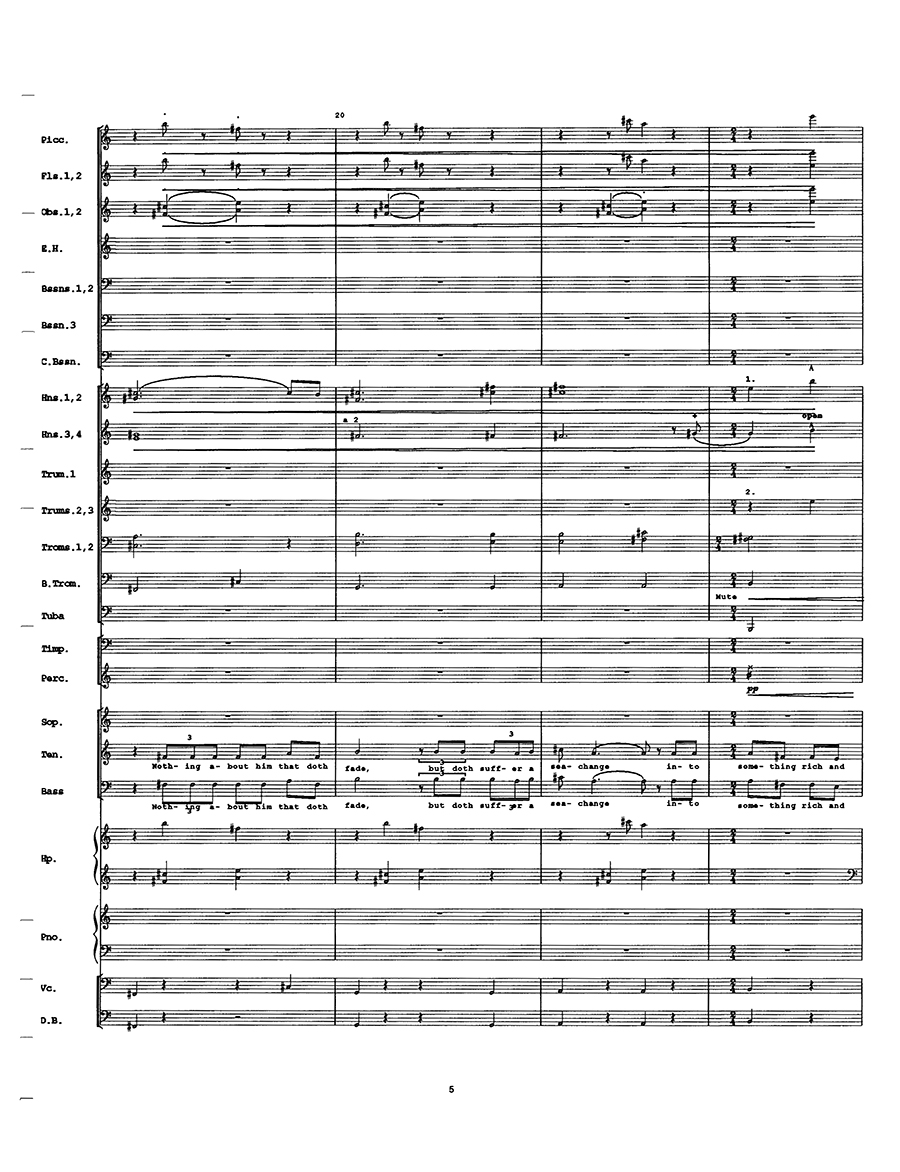 Tombsongs (Study Score) - Margaret Garwood - Image 2