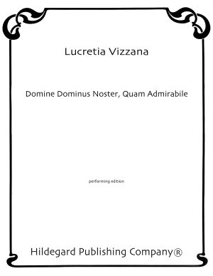 Domine Dominus Noster - Donna Lucrezia Vizzana