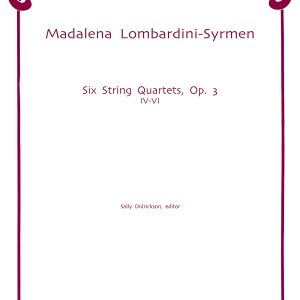 6 String Quartets - Lombardini-Sirmen