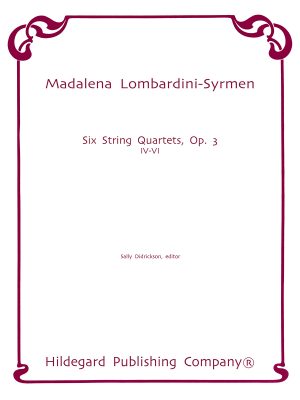 6 String Quartets - Lombardini-Sirmen