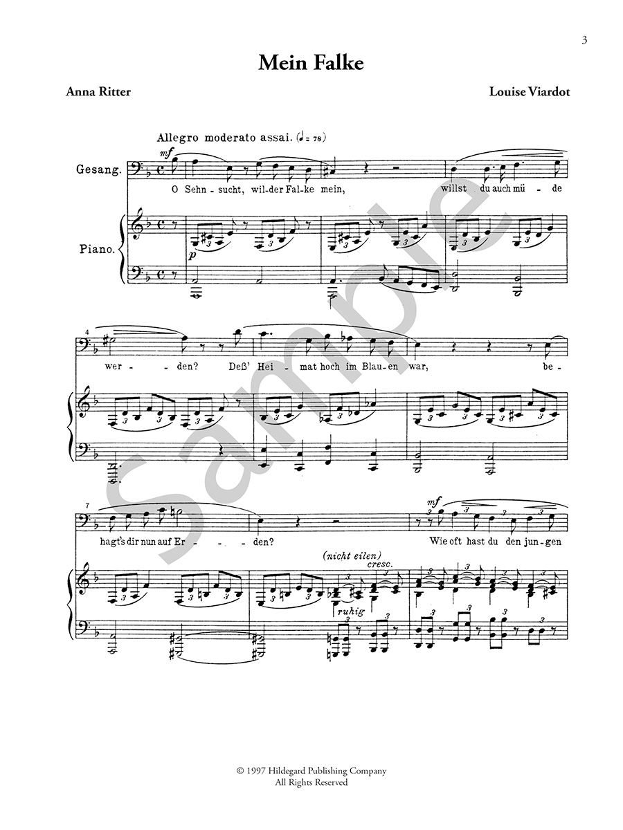 Seven Lieder (Digital Edition) - Louise Héritte-Viardot - Image 2