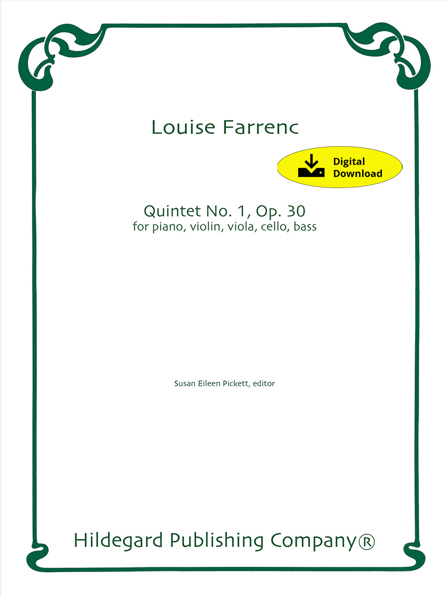 Piano Quintet No. 1 (Digital Edition) - Louise Farrenc
