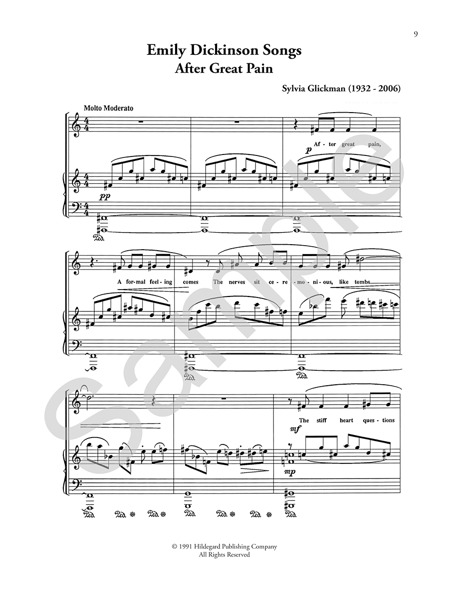 Emily Dickinson Songs - Sylvia Glickman - Image 3